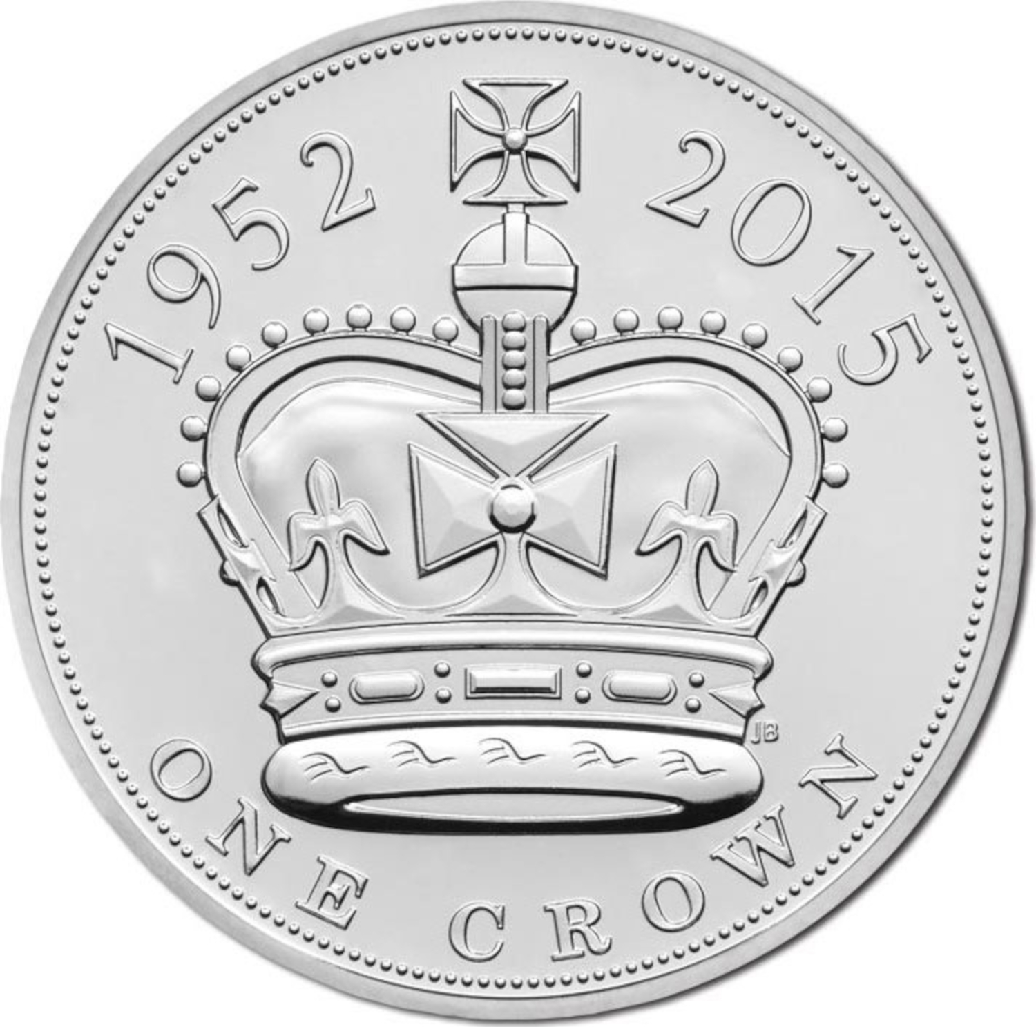 5 Pounds - Elizabeth II Butler effigy; Longest Reign reverse