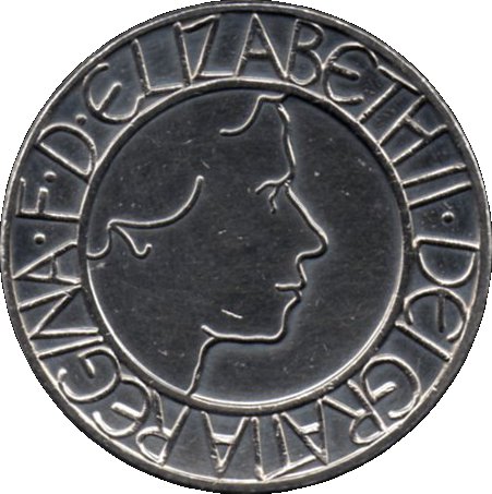 5 Pounds - Elizabeth II Coronation Jubilee obverse