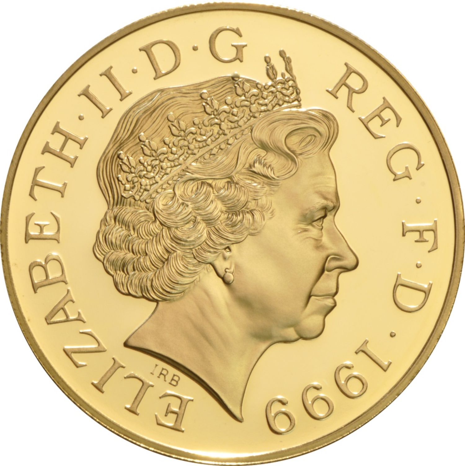 5 Pounds - Elizabeth II Diana, Princess of Wales; Gold Proof obverse
