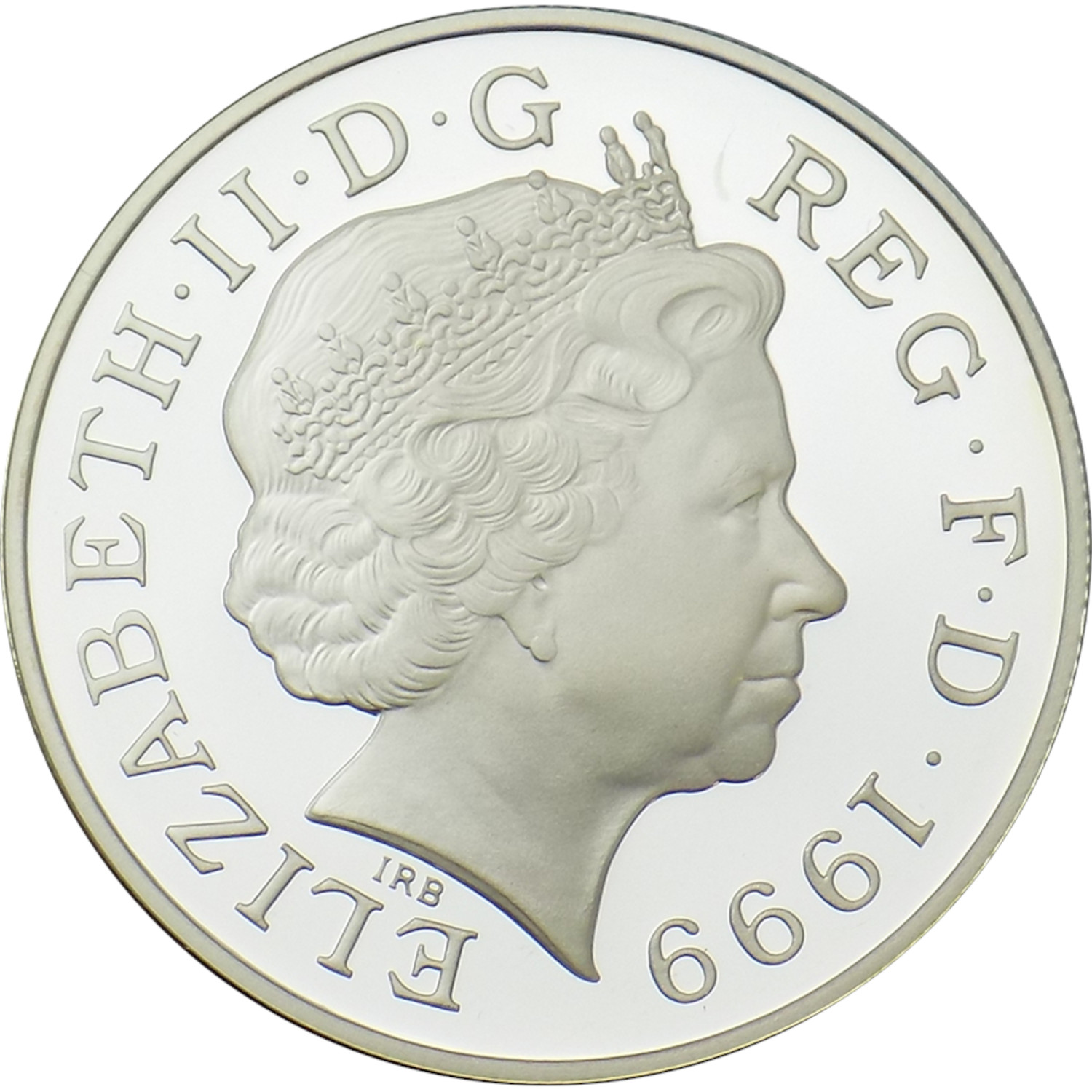 5 Pounds - Elizabeth II Diana, Princess of Wales; Silver Proof obverse