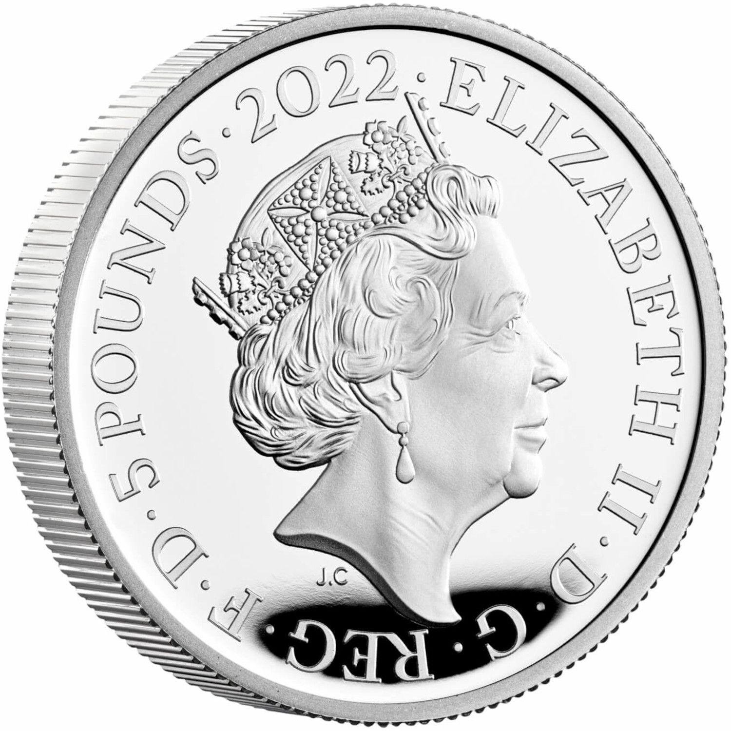 5 Pounds - Elizabeth II Harry Potter; Silver Proof obverse