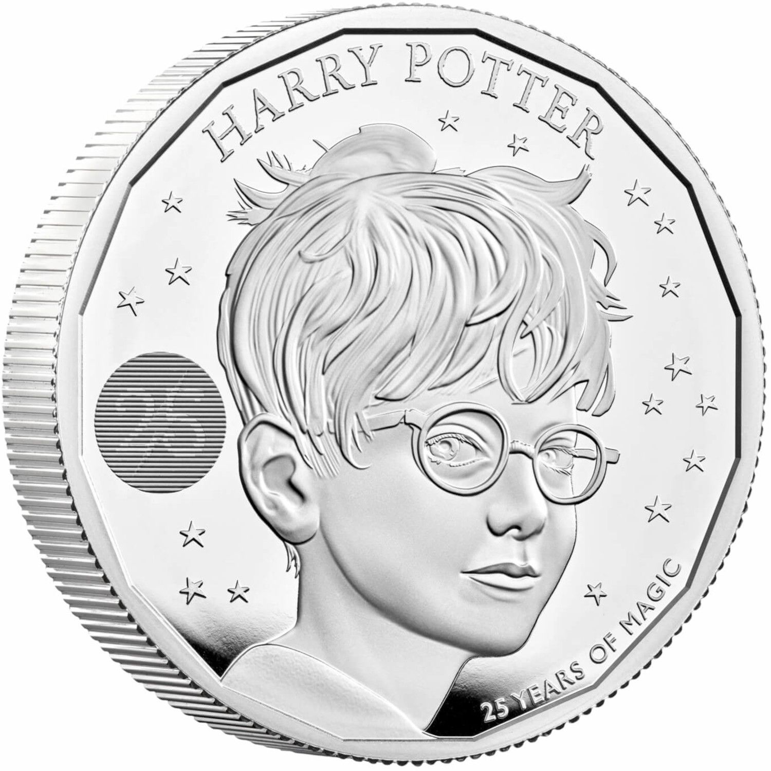 5 Pounds - Elizabeth II Harry Potter; Silver Proof reverse