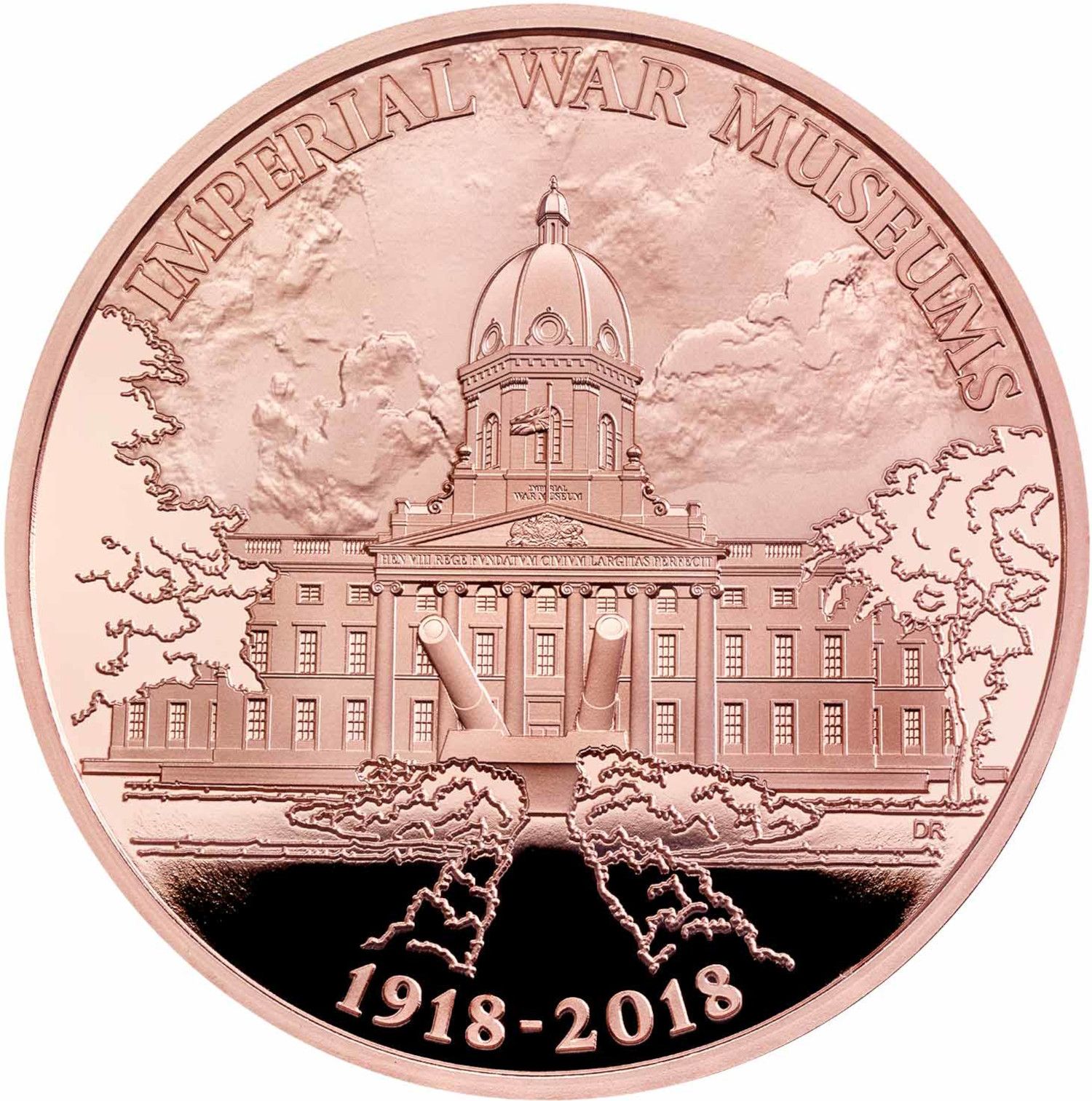 5 Pounds - Elizabeth II Imperial War Museums; Gold Proof reverse