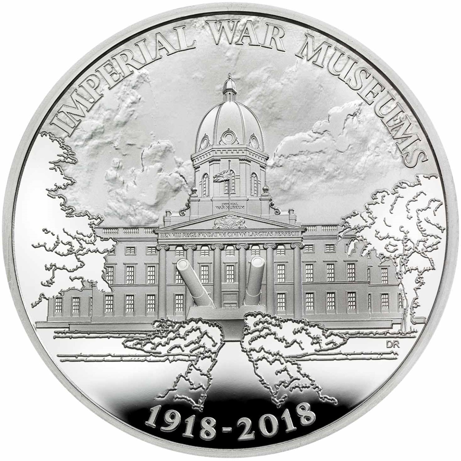 5 Pounds - Elizabeth II Imperial War Museums; Silver Proof reverse