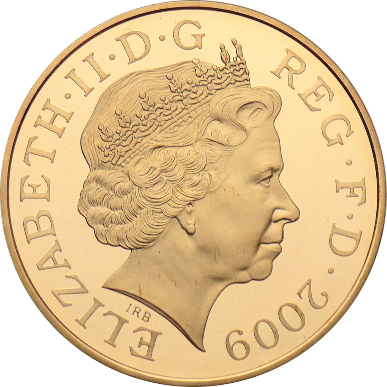 5 Pounds - Elizabeth II King Henry VIII; Gold Proof obverse