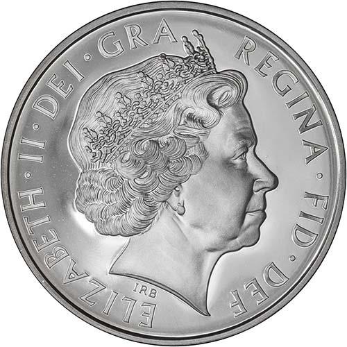 5 Pounds - Elizabeth II Prince Philip 90th Birthday; Silver Proof obverse