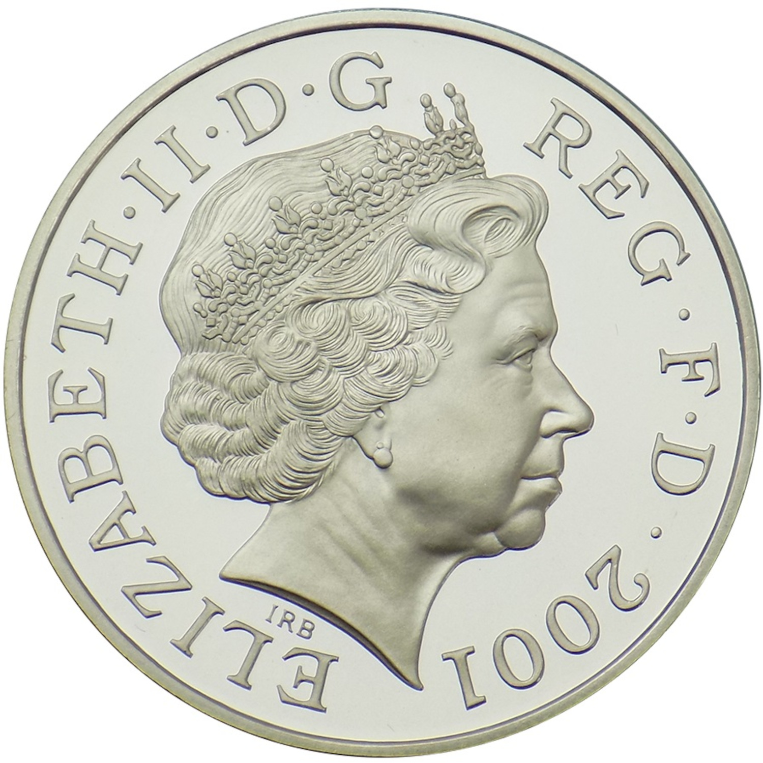 5 Pounds - Elizabeth II Queen Victoria; Silver obverse