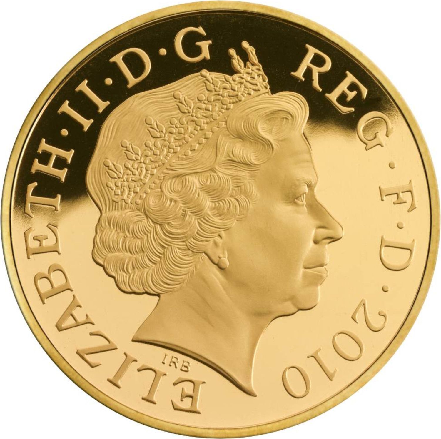 5 Pounds - Elizabeth II Restoration of the Monarchy; Gold Proof obverse