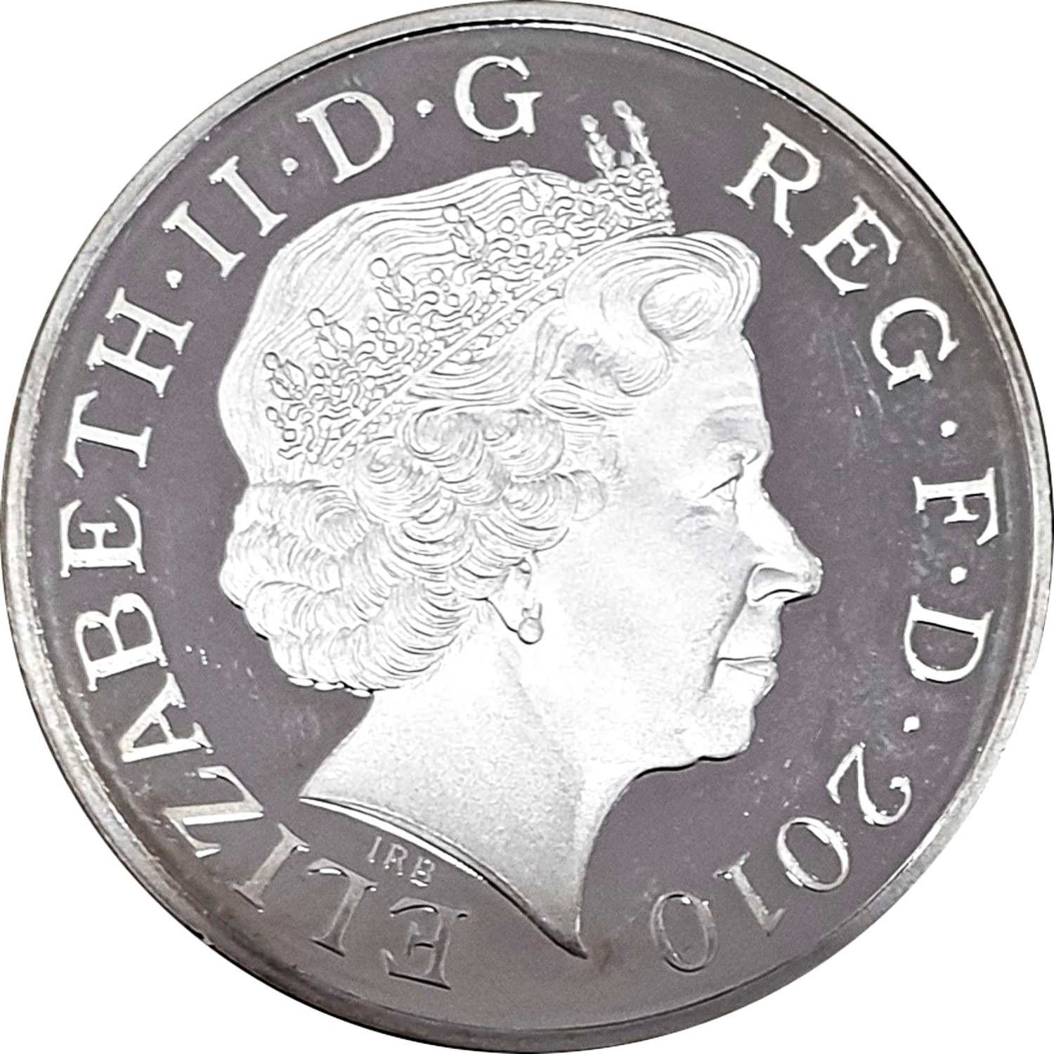 5 Pounds - Elizabeth II Restoration of the Monarchy; Silver Proof obverse