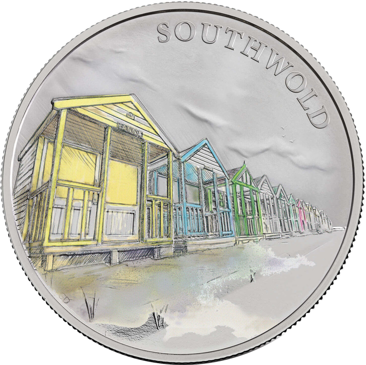 5 Pounds - Elizabeth II Southwold; Silver Proof