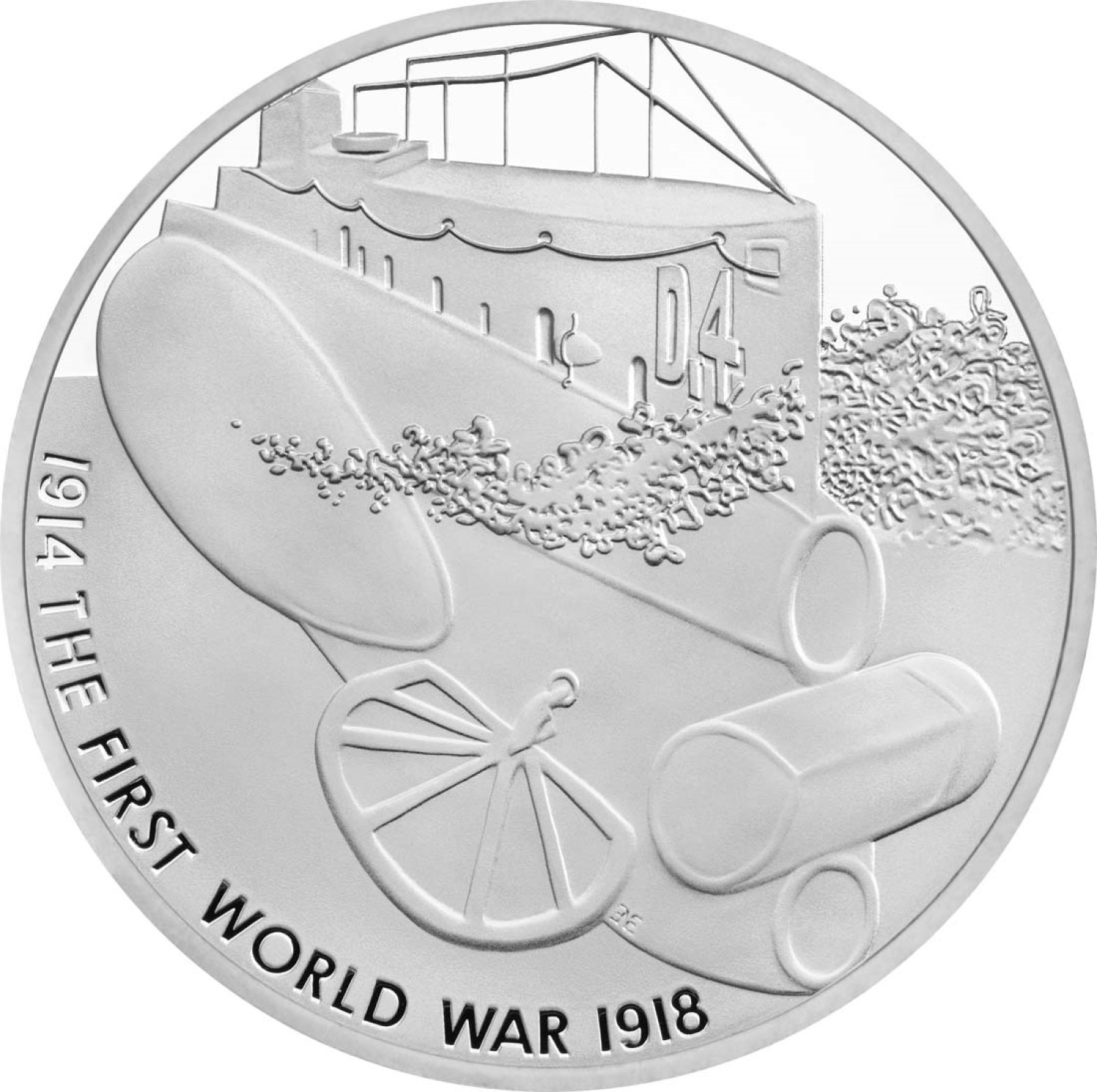 5 Pounds - Elizabeth II Submarines; Silver Proof reverse