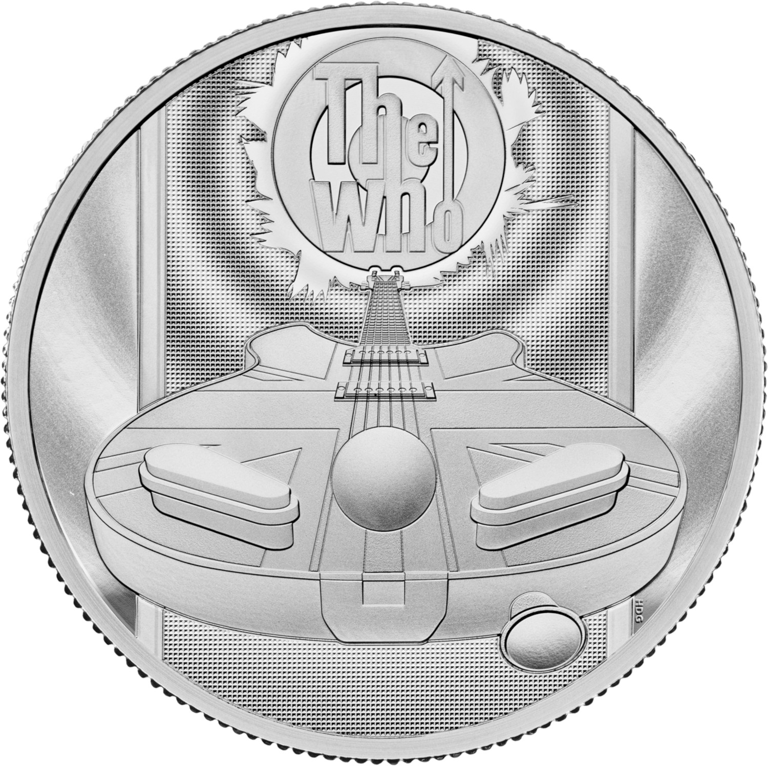 5 Pounds - Elizabeth II The Who; Silver Proof