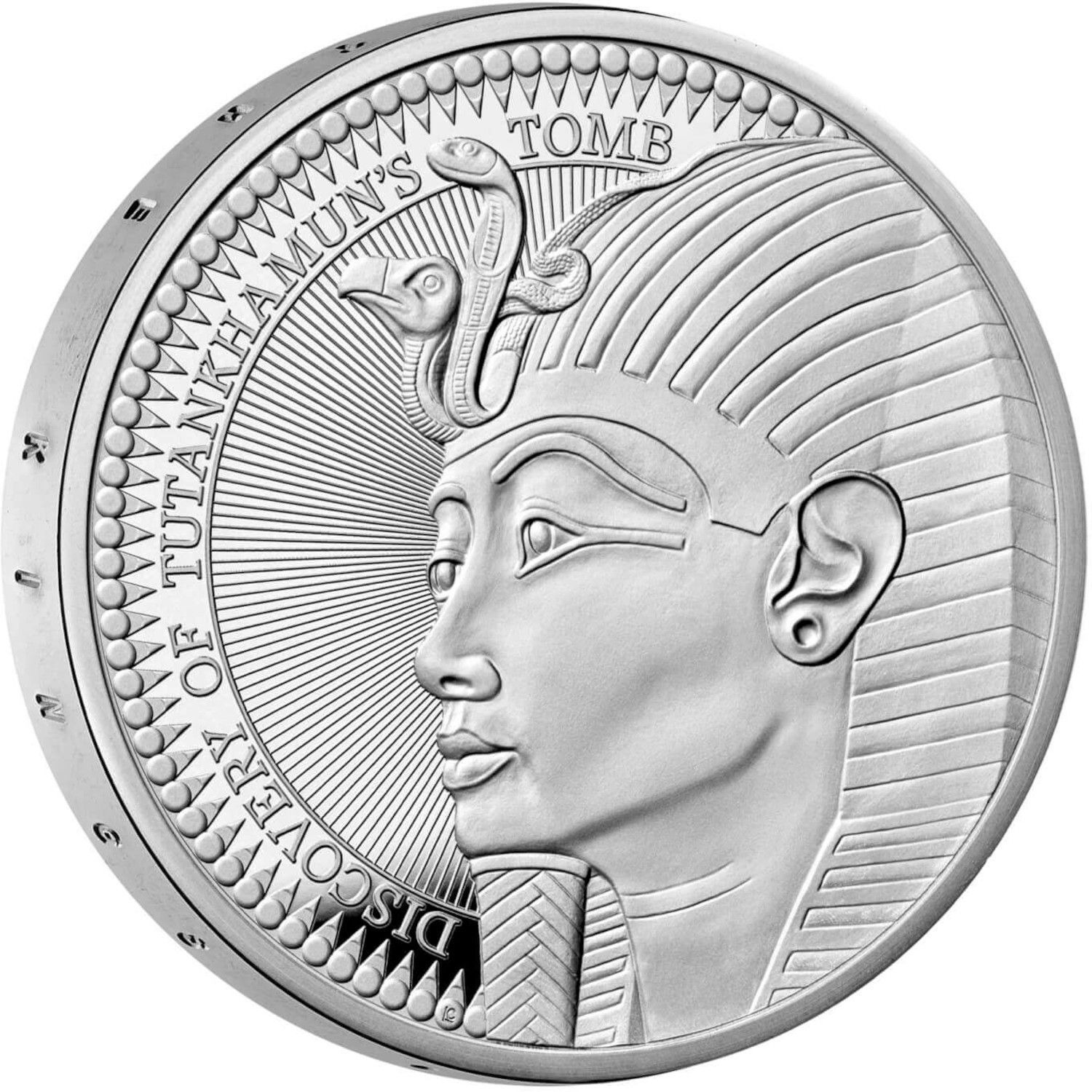 5 Pounds - Elizabeth II Tutankhamun’s Tomb Centenary; Silver Proof reverse