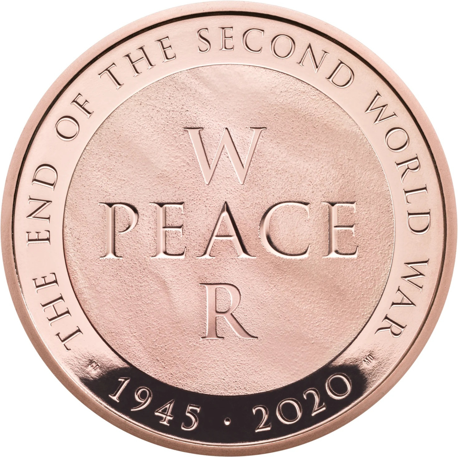 5 Pounds - Elizabeth II World War II; Gold Proof reverse