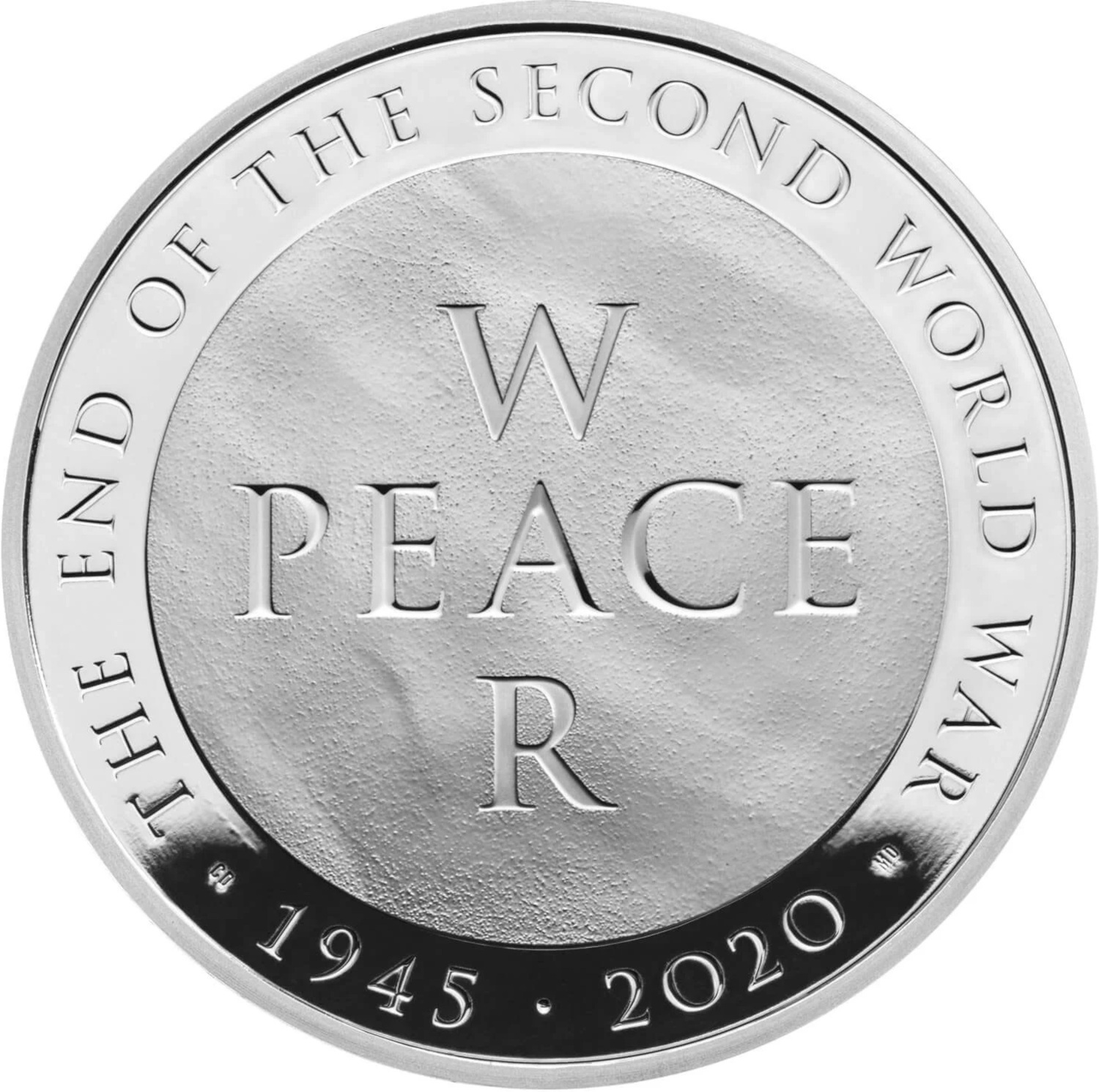 5 Pounds - Elizabeth II World War II; Silver Proof reverse
