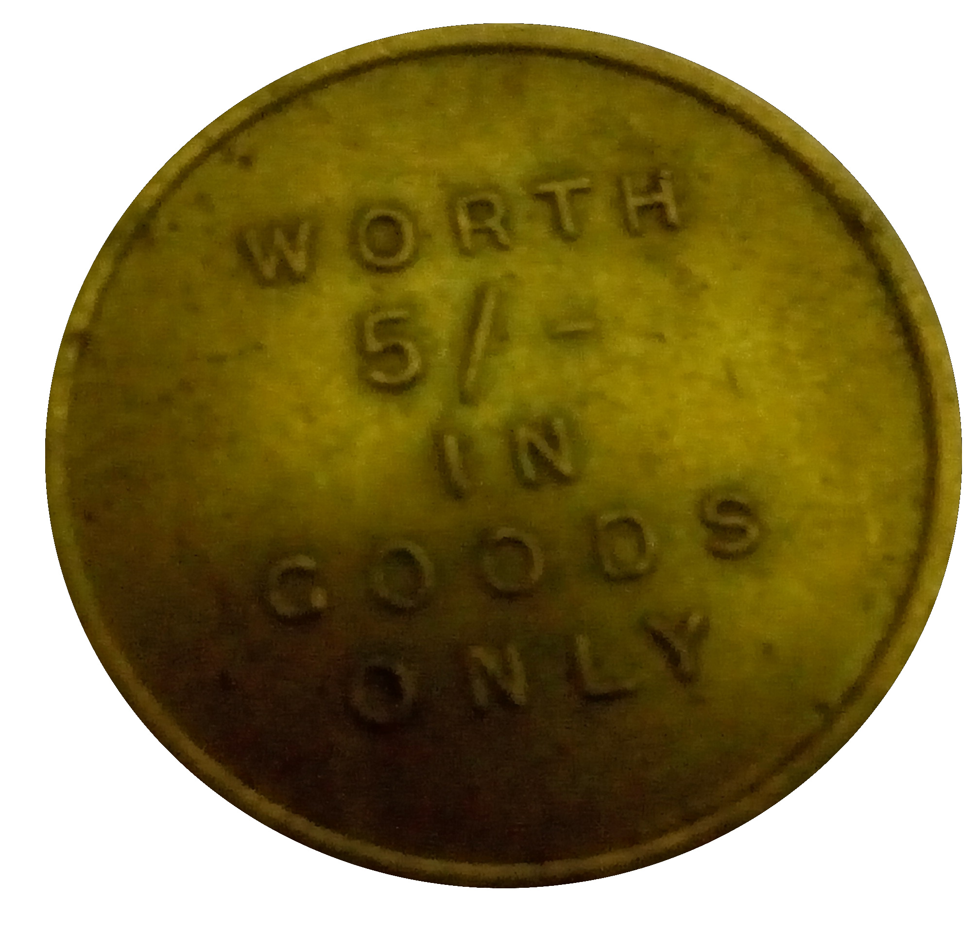 5 Shillings - Long Life reverse