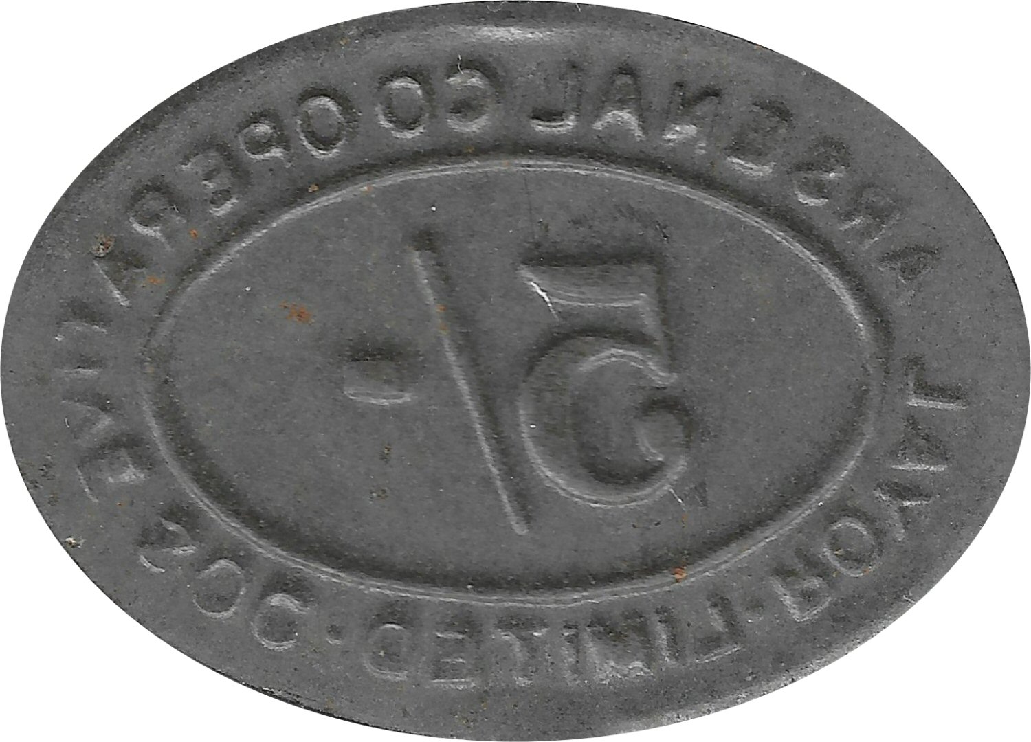 5 Shillings - Royal Arsenal CSL reverse