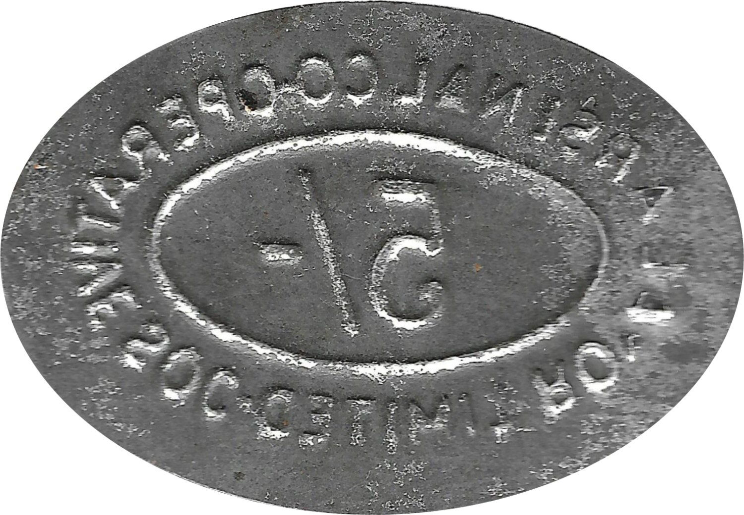 5 Shillings - Royal Arsenal CSL reverse