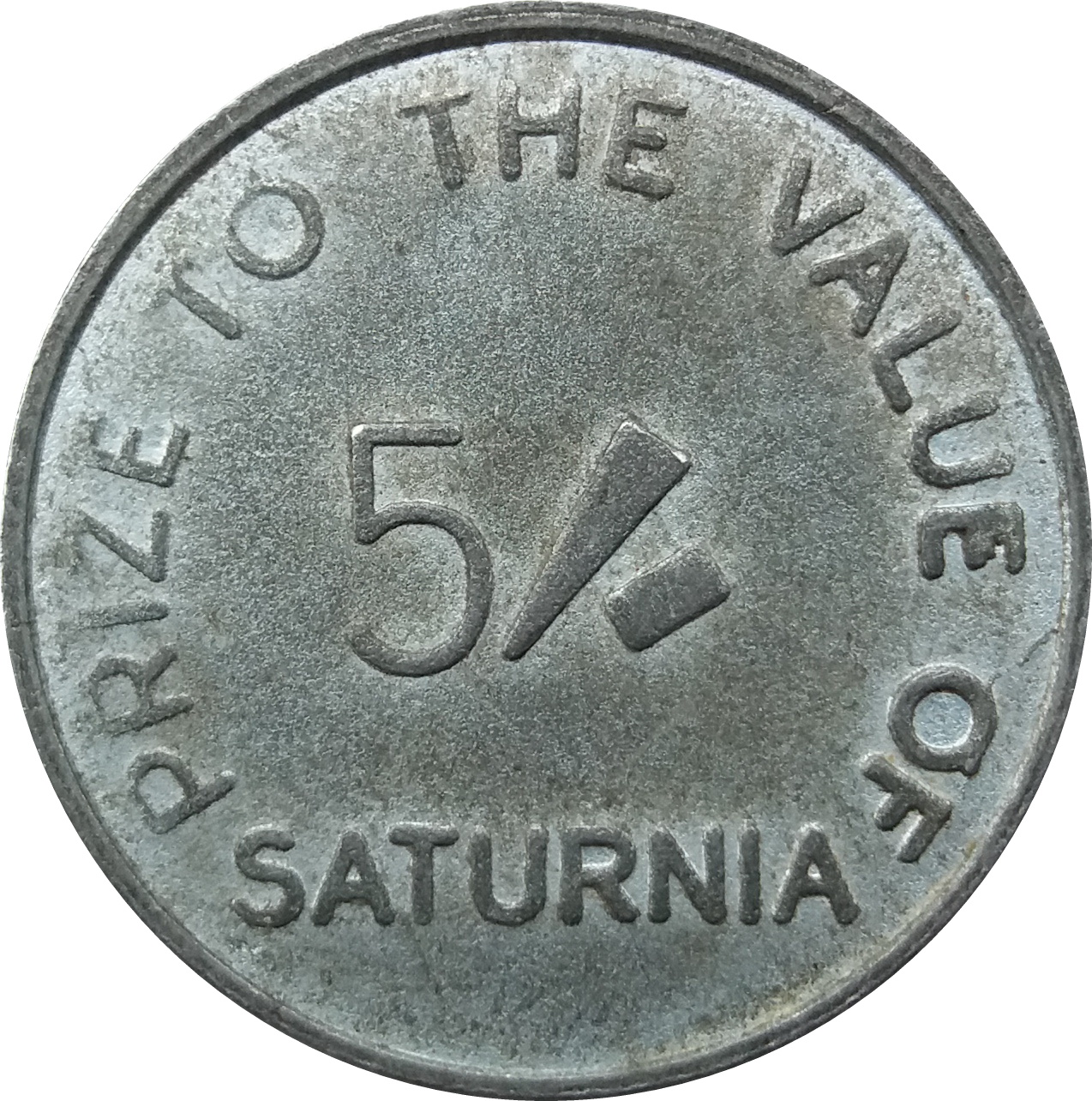 5 Shillings - Saturnia reverse