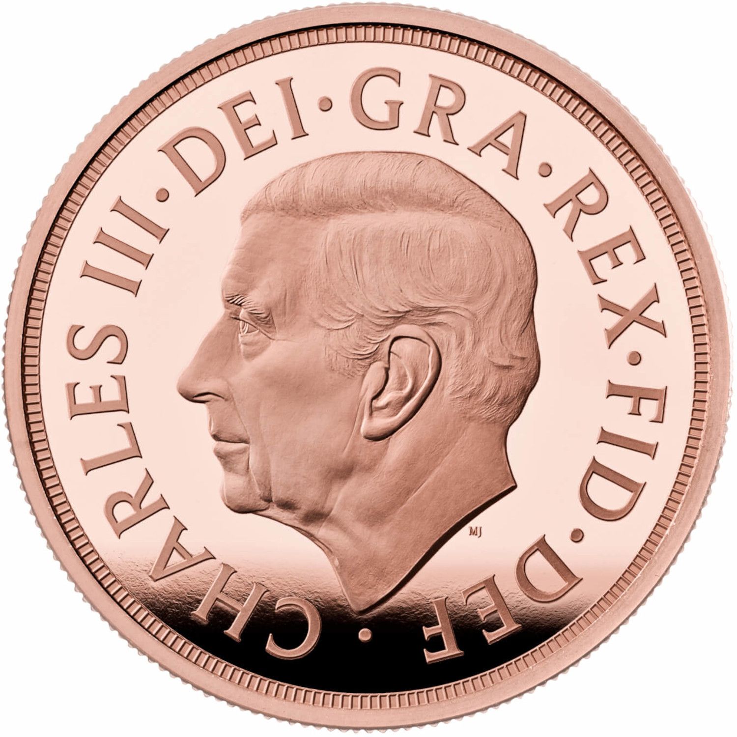 5 Sovereigns - Charles III obverse
