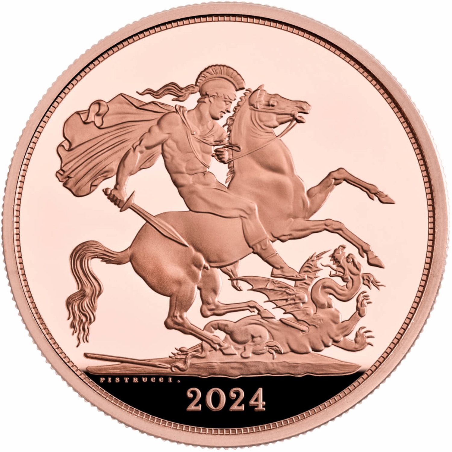 5 Sovereigns - Charles III reverse