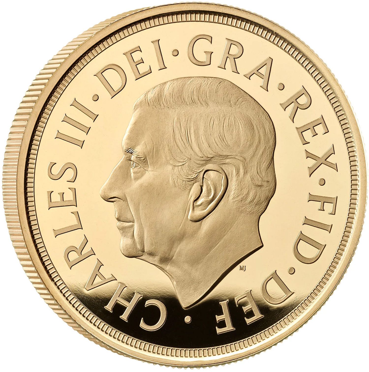 5 Sovereigns - Charles III obverse