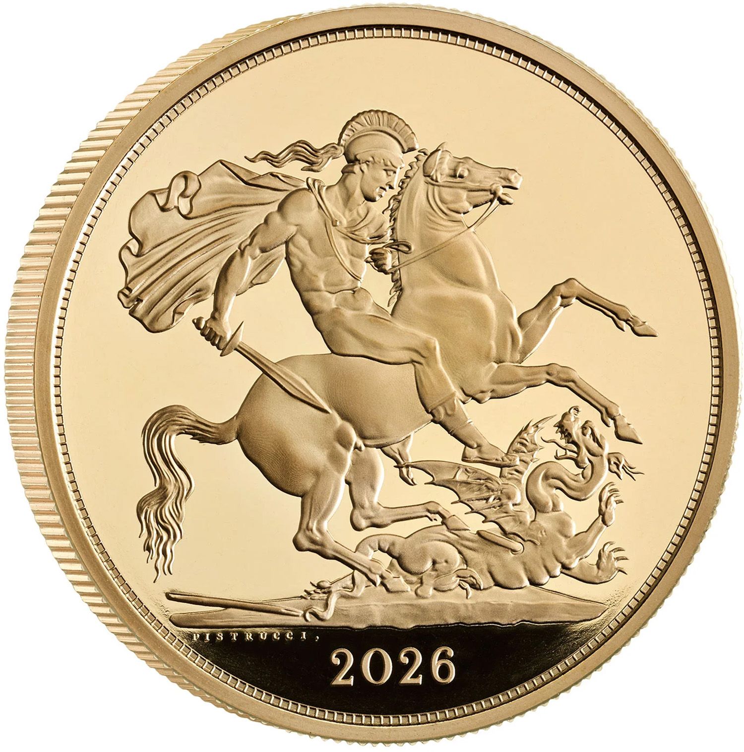 5 Sovereigns - Charles III reverse