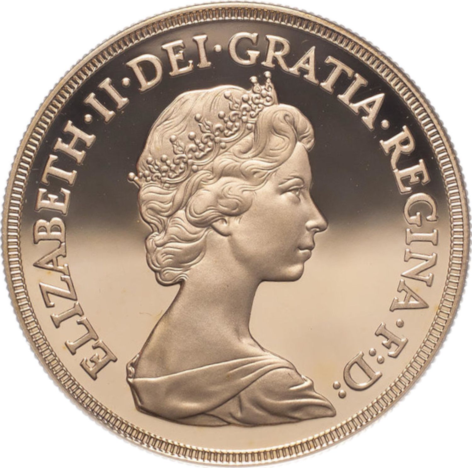 5 Sovereigns - Elizabeth II 2nd portrait