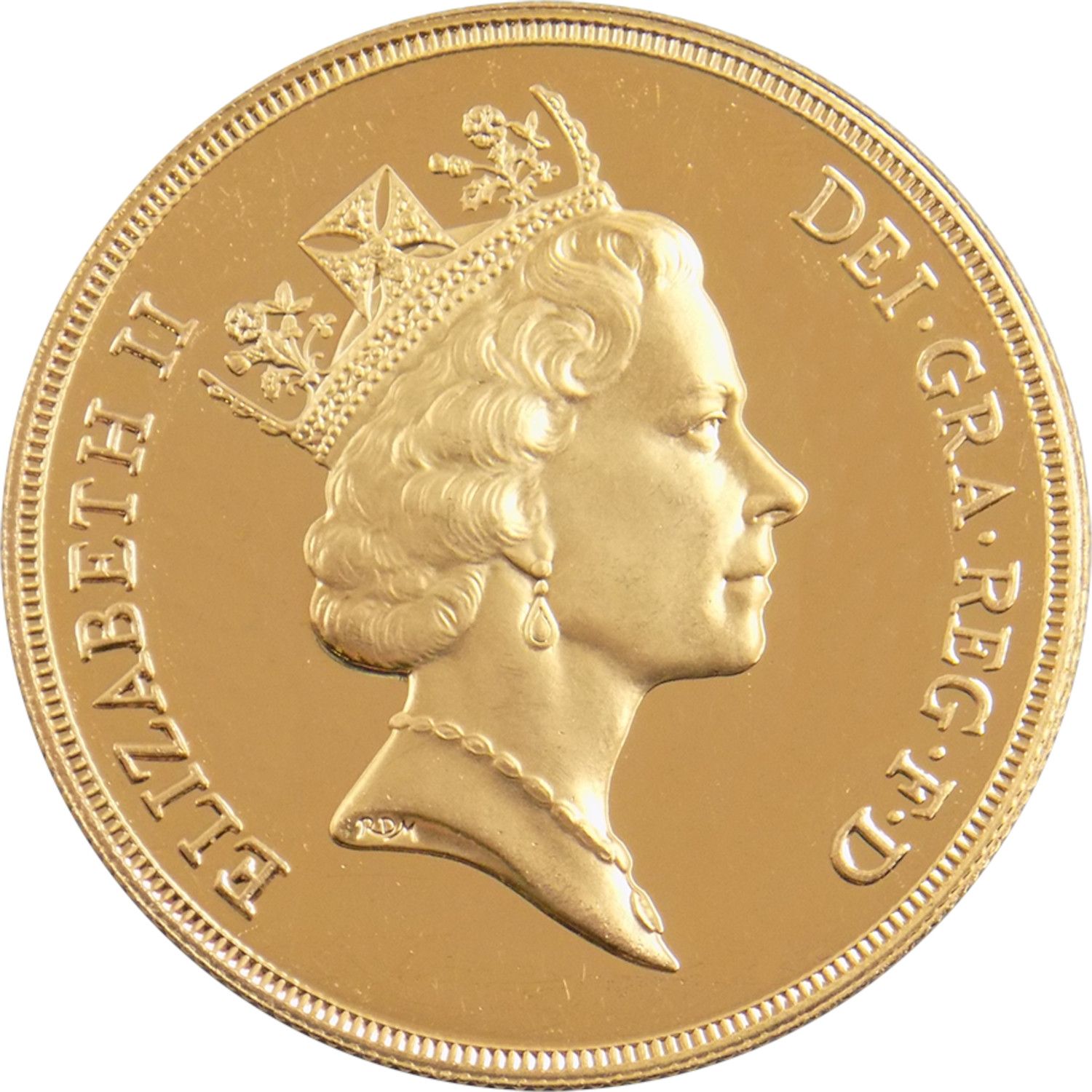 5 Sovereigns - Elizabeth II 3rd portrait obverse
