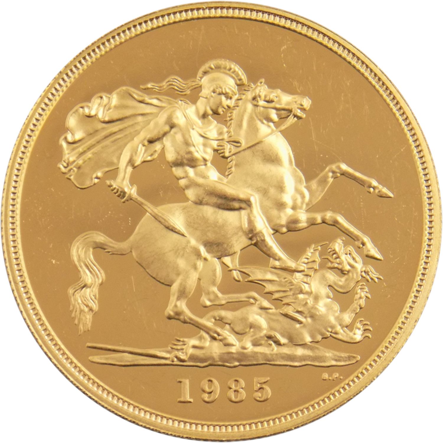 5 Sovereigns - Elizabeth II 3rd portrait