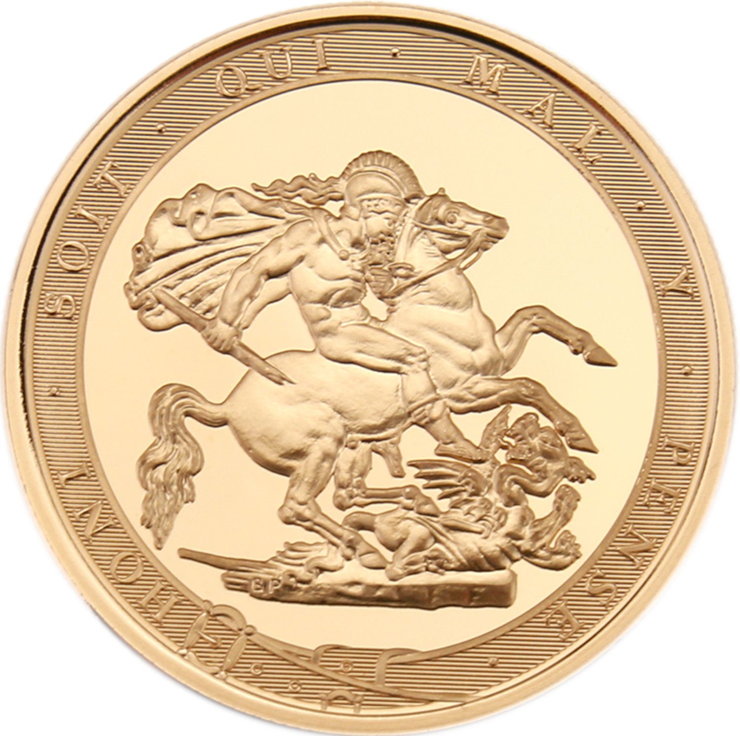 5 Sovereigns - Elizabeth II 5th portrait; Garter type