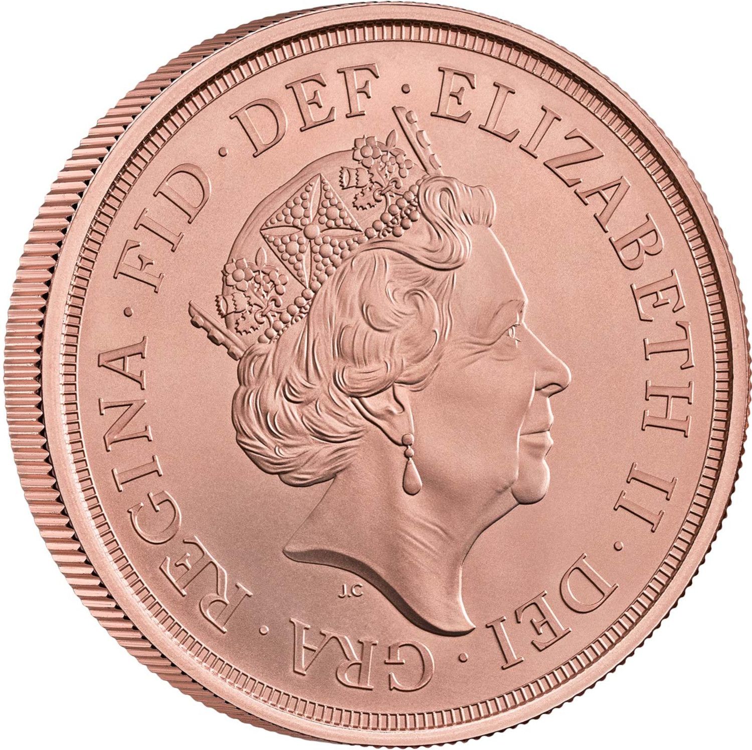 5 Sovereigns - Elizabeth II 5th portrait; George III Bicentenary obverse