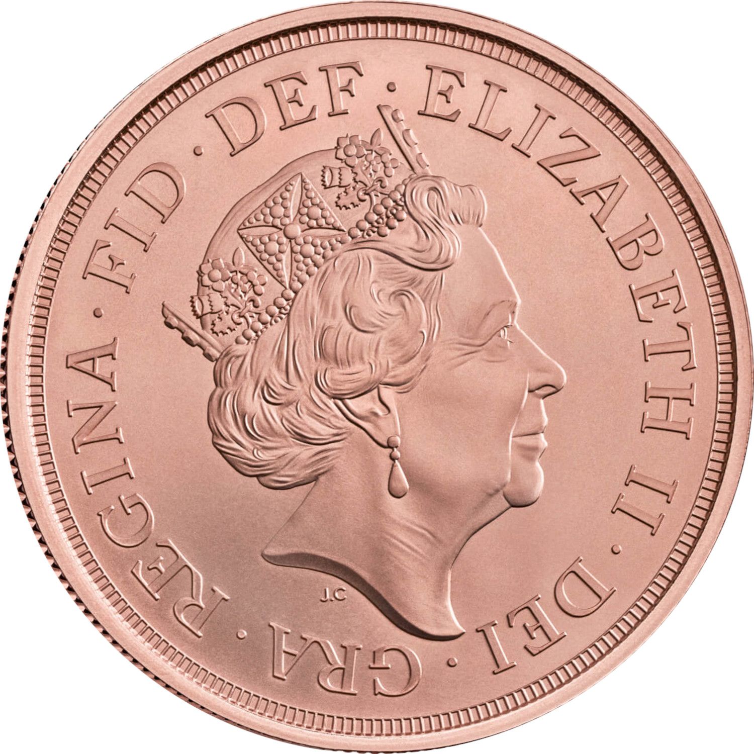 5 Sovereigns - Elizabeth II 5th portrait; Queen's 95th Birthday obverse