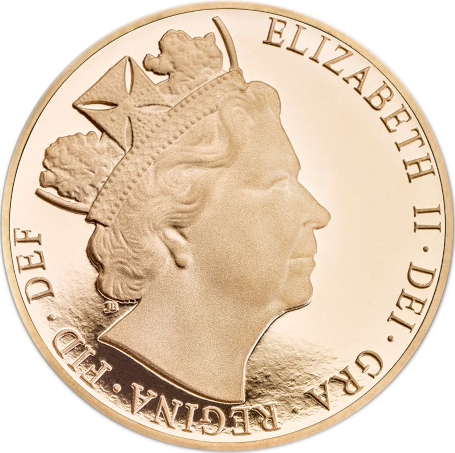 5 Sovereigns - Elizabeth II Butler effigy