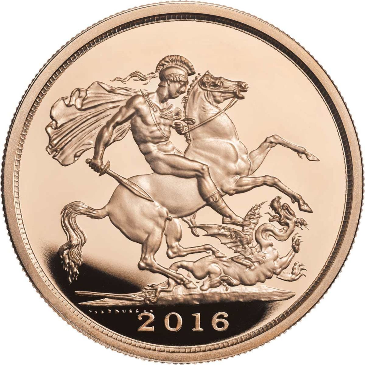 5 Sovereigns - Elizabeth II Butler effigy