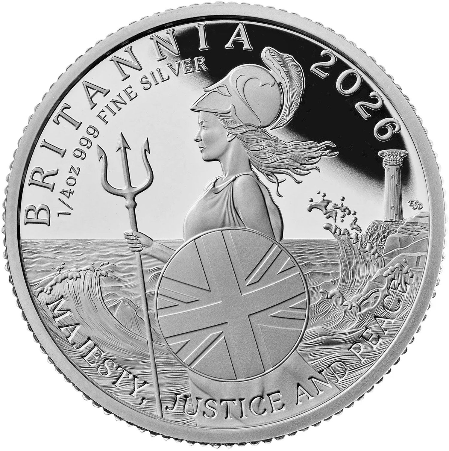 50 Pence - Charles III 1/4 oz Fine Silver reverse