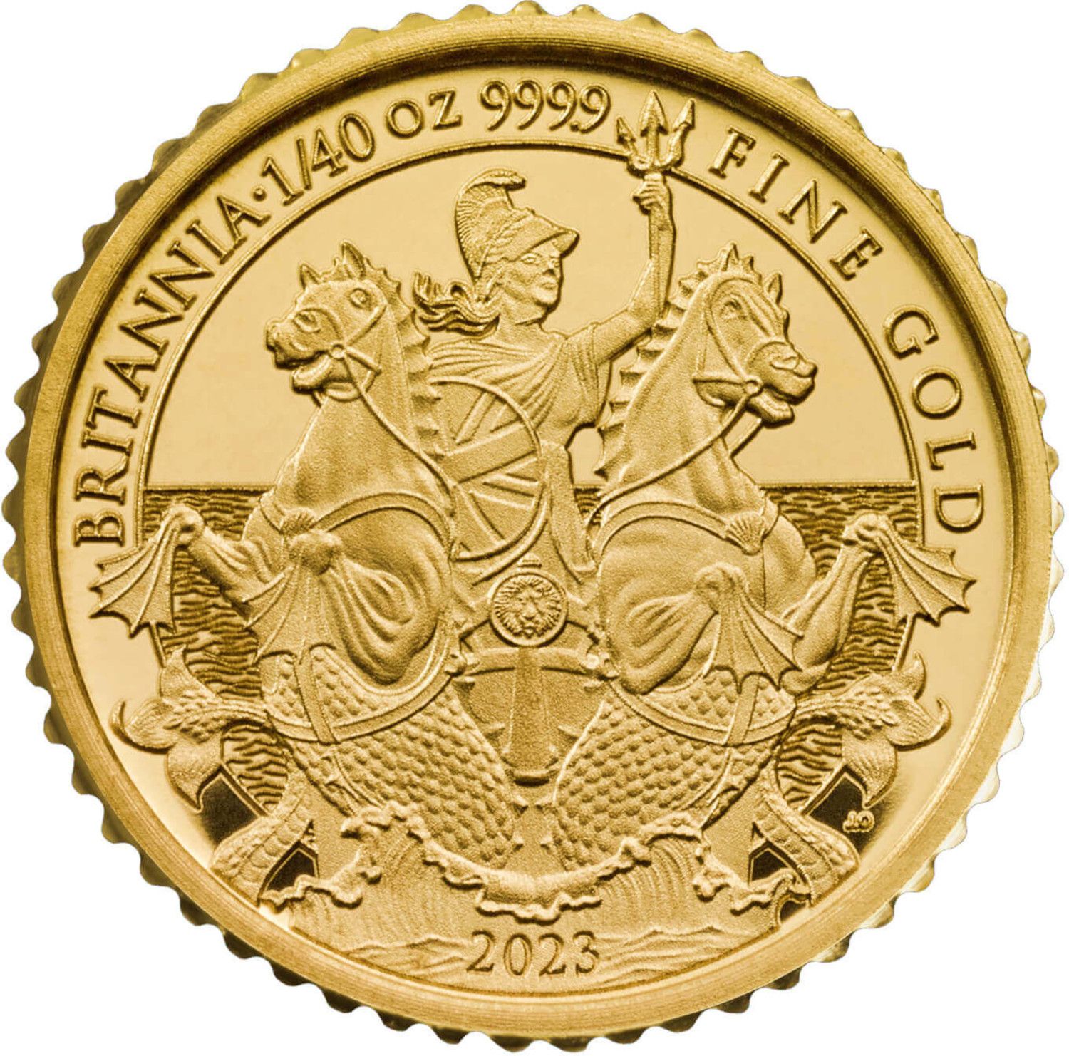 50 Pence - Charles III 1/40 oz Fine Gold reverse