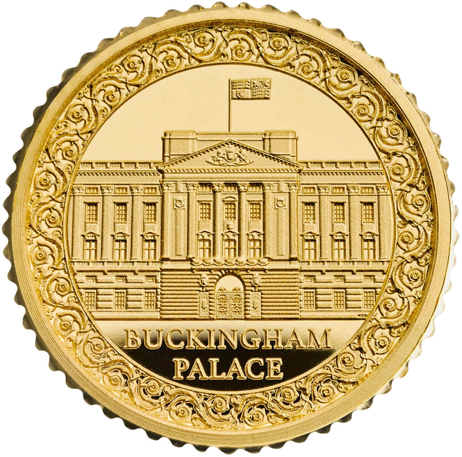 50 Pence - Charles III Buckingham Palace; Gold Proof reverse