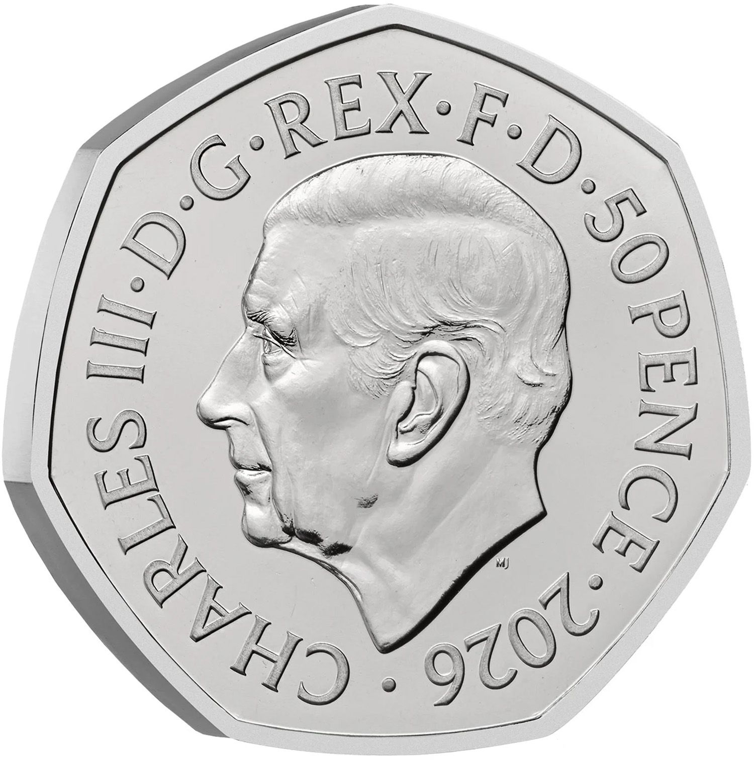 50 Pence - Charles III Concorde obverse
