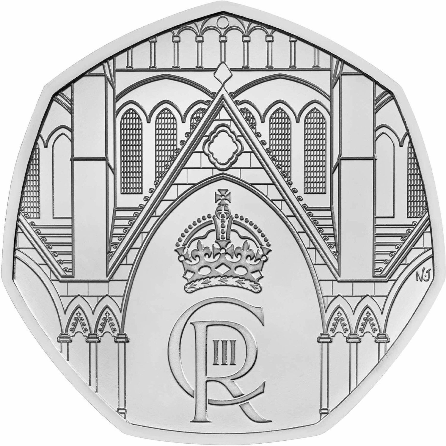50 Pence - Charles III Coronation reverse