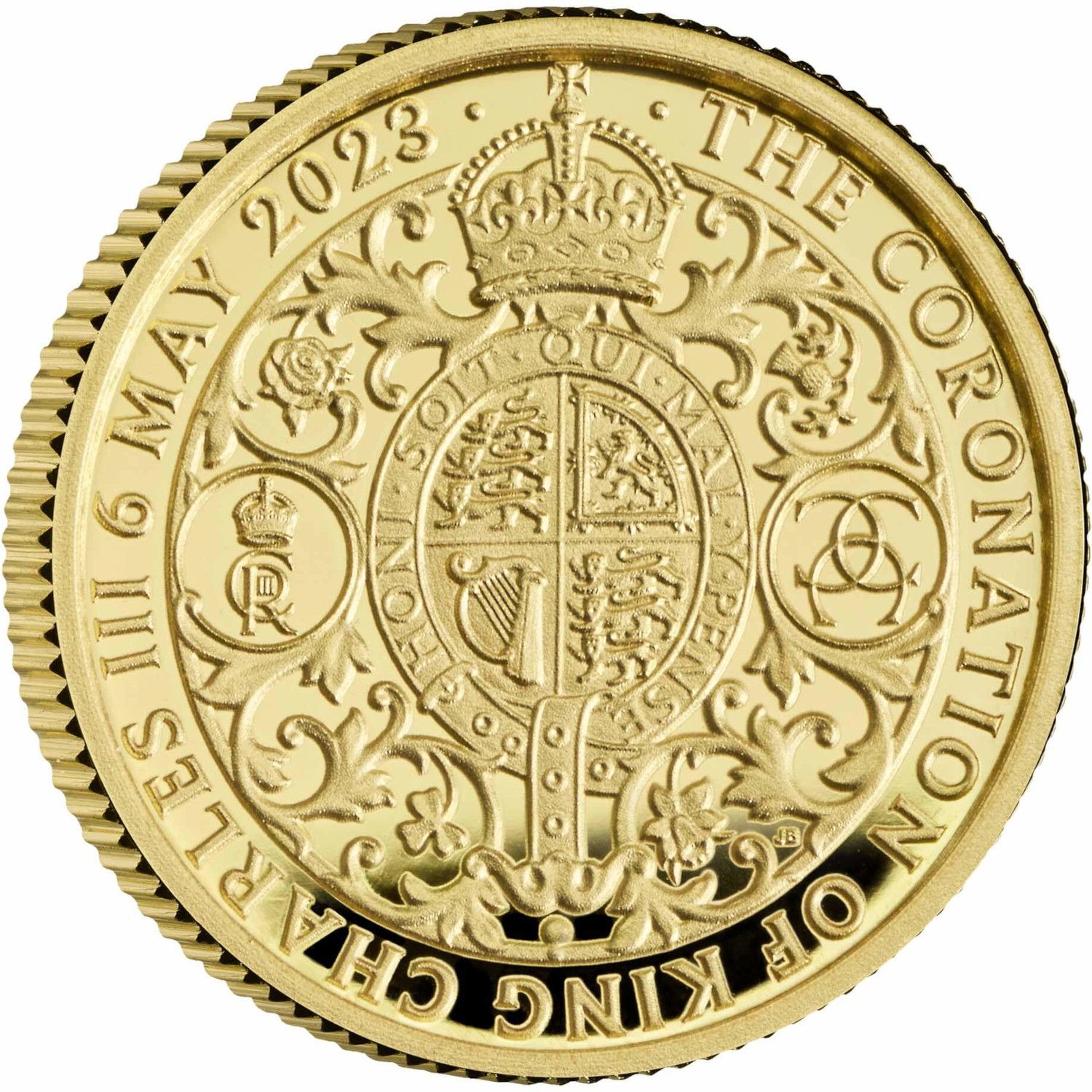 50 Pence - Charles III Coronation; Gold Proof reverse