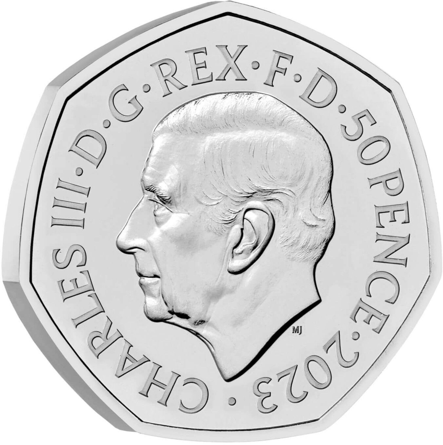 50 Pence - Charles III Darth Vader and Emperor Palpatine obverse