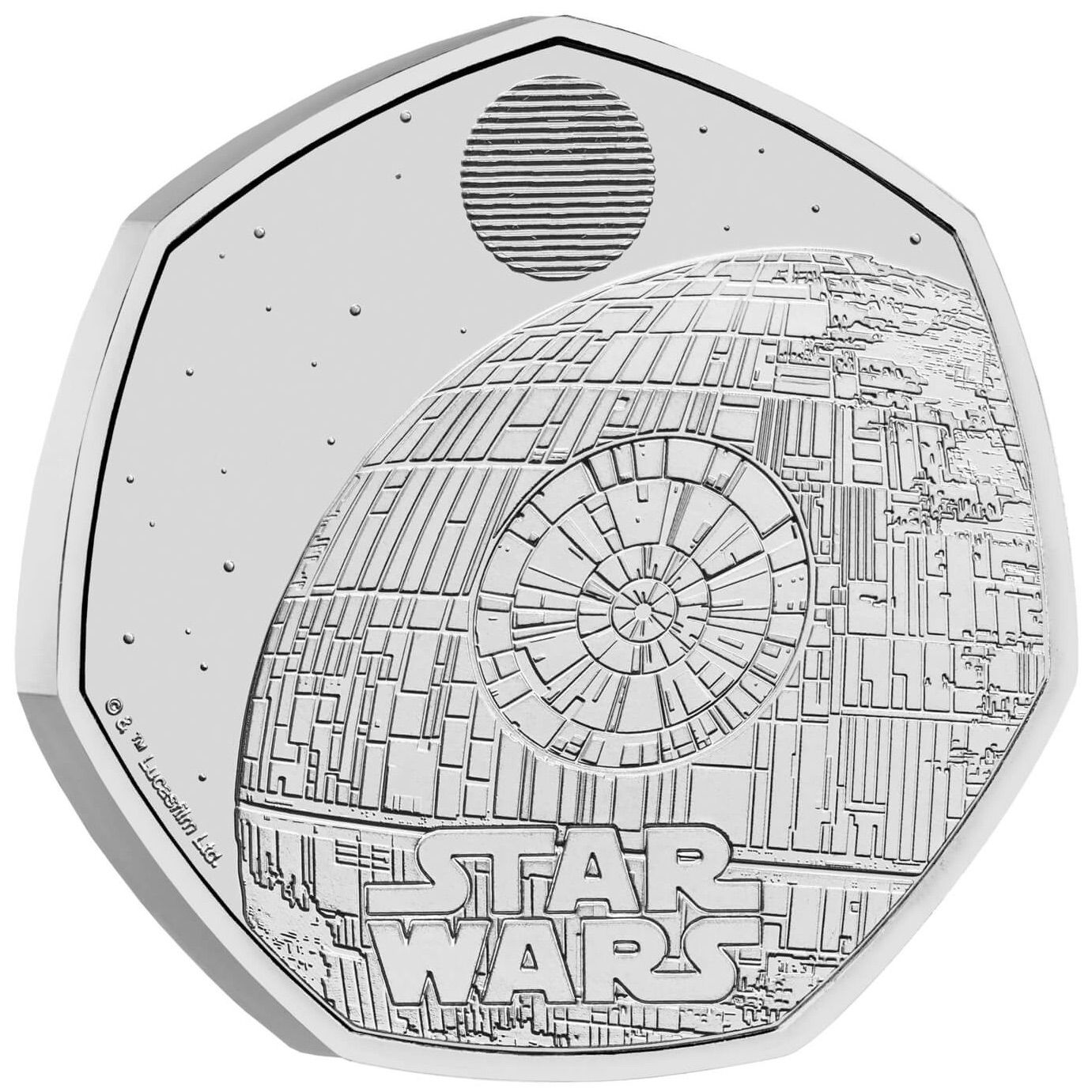 50 Pence - Charles III Death Star II reverse