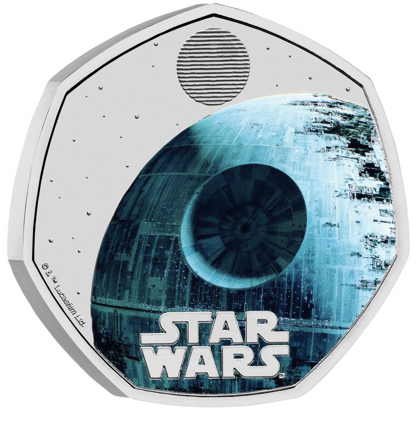 50 Pence - Charles III Death Star II reverse