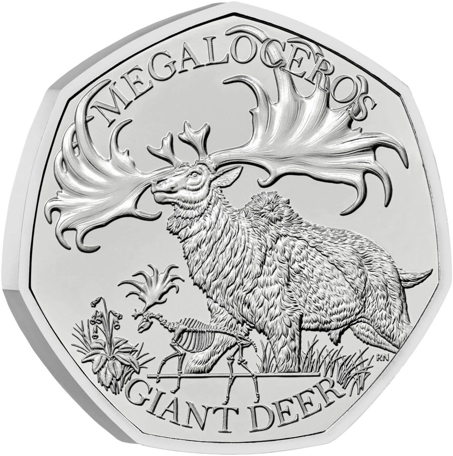 50 Pence - Charles III Giant Deer