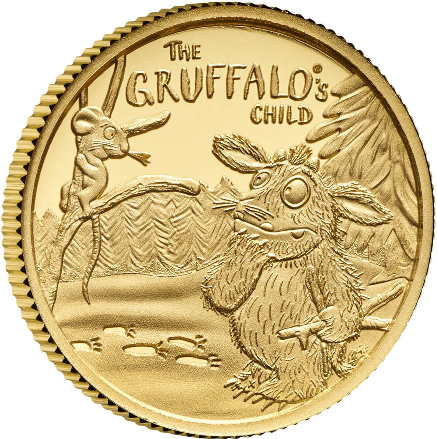 50 Pence - Charles III Gruffalo's Child; Gold Proof reverse