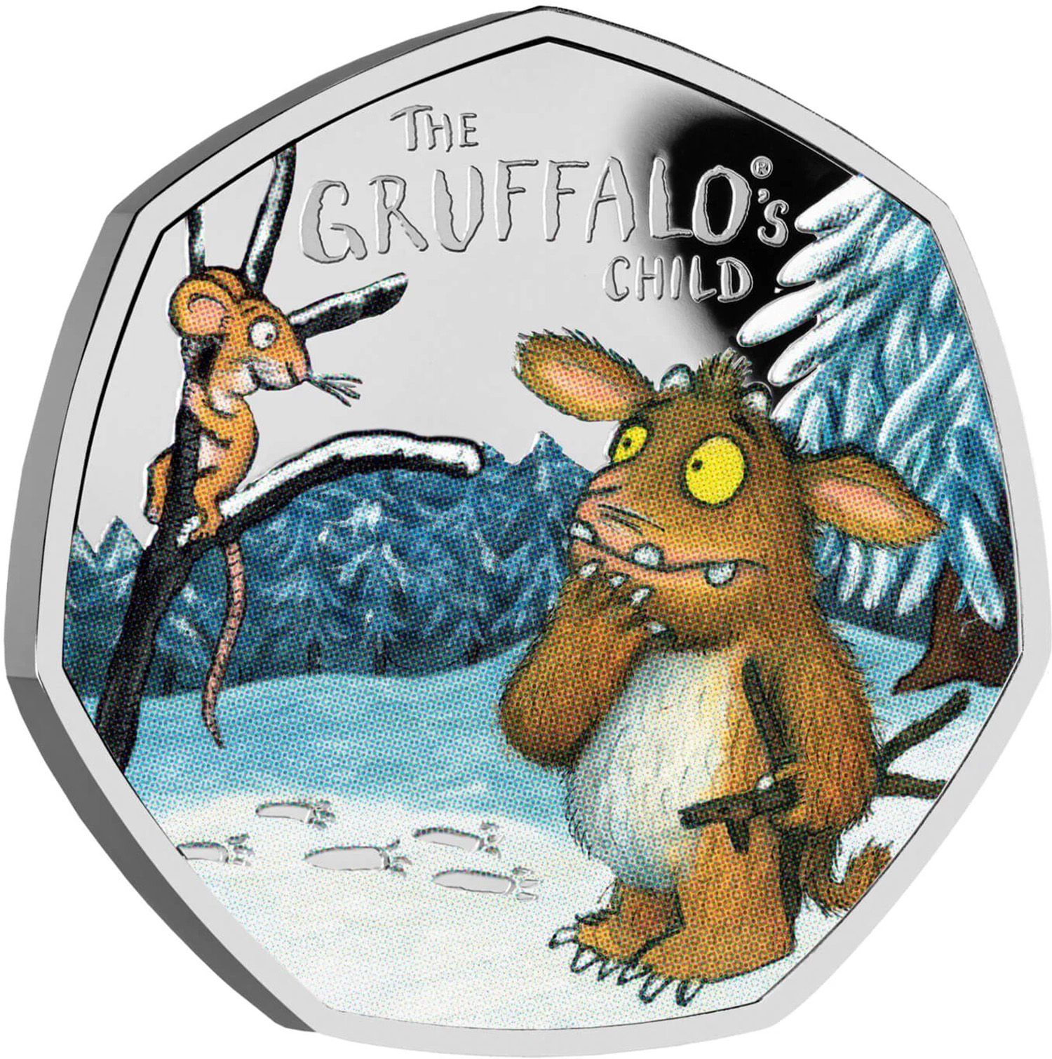 50 Pence - Charles III Gruffalo's Child; Silver Proof reverse