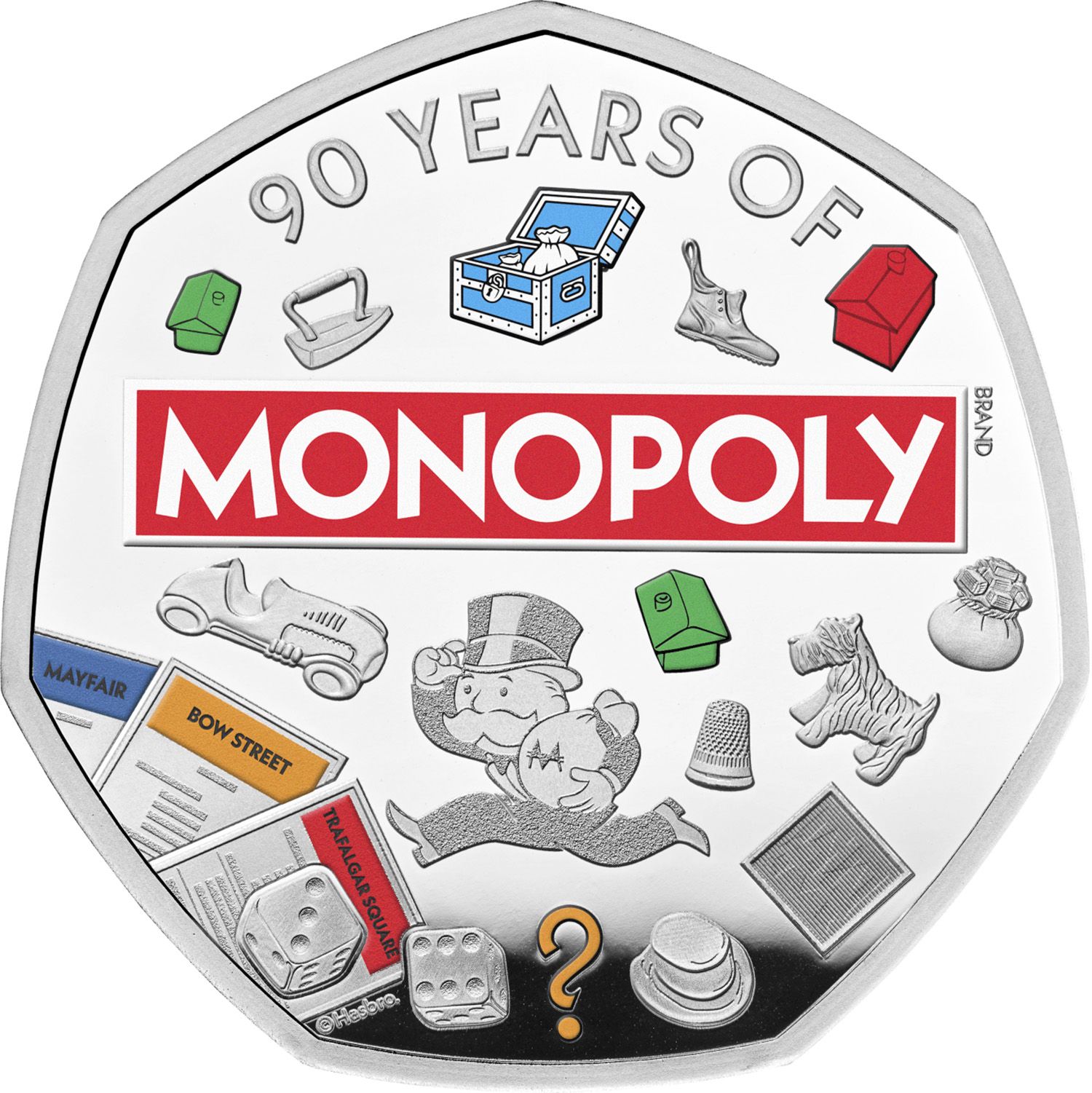 50 Pence - Charles III Monopoly reverse