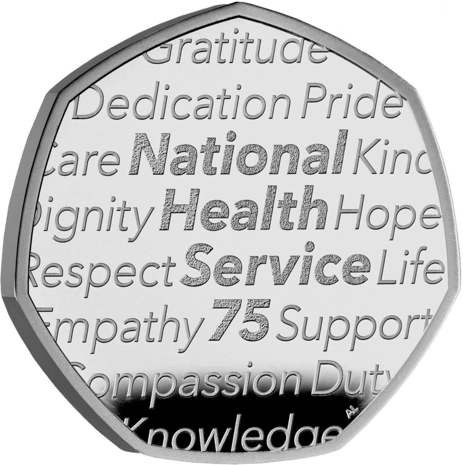 50 Pence - Charles III NHS 75th Anniversary reverse