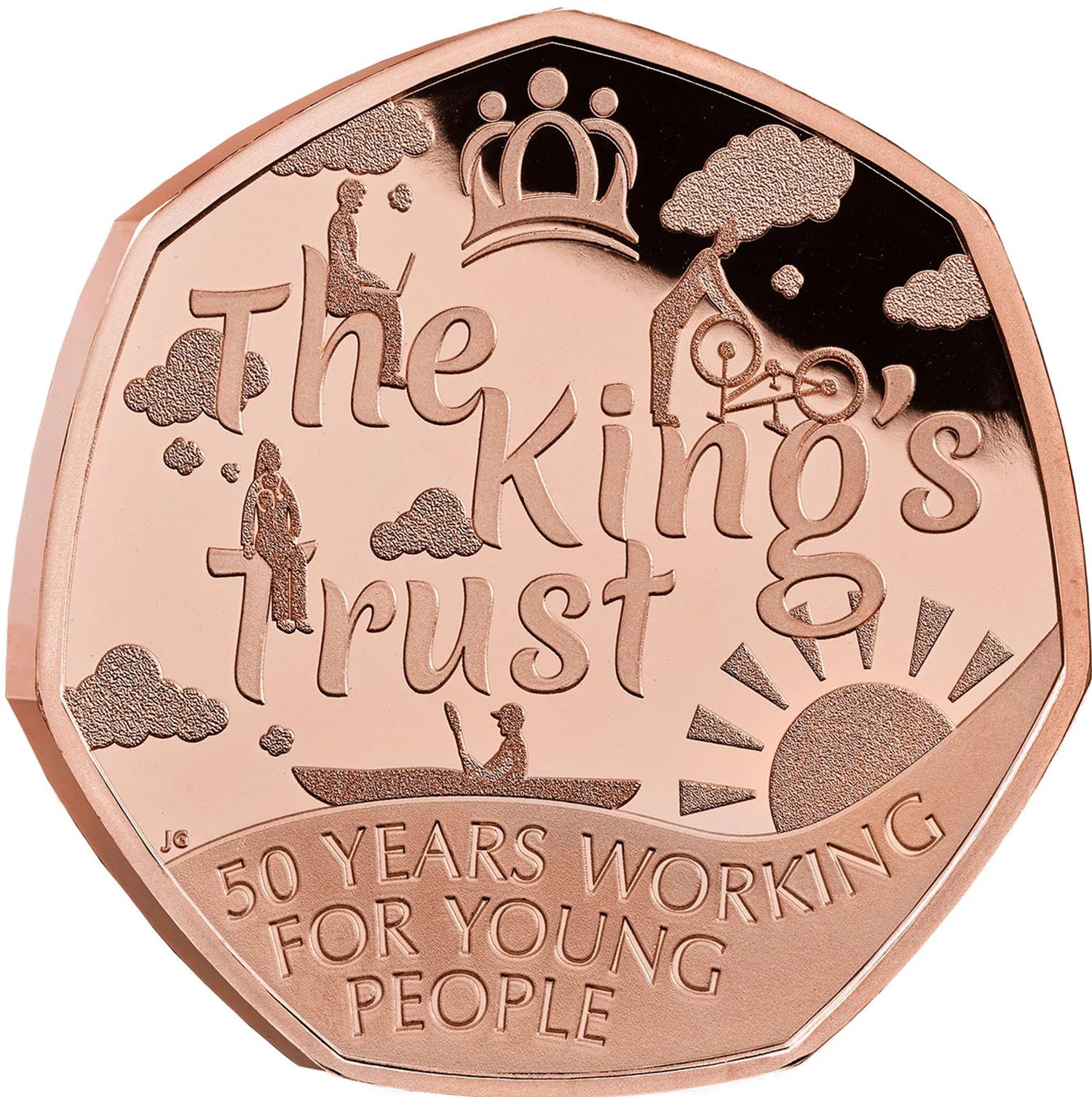 50 Pence - Charles III The King's Trust; Gold Proof